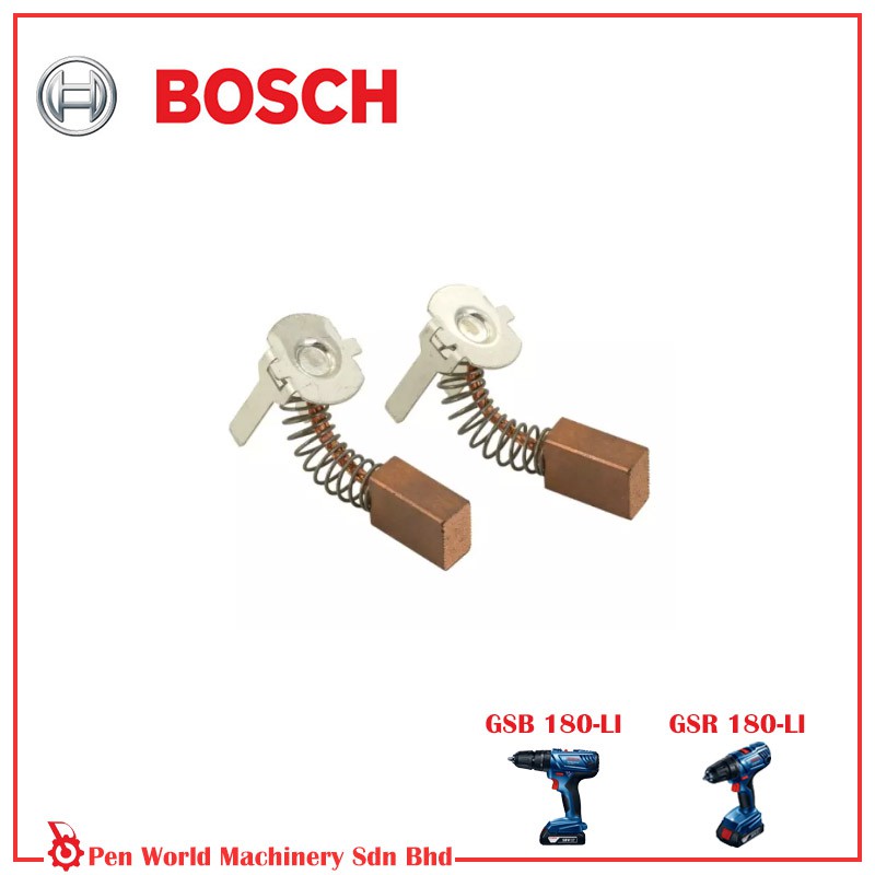 2 Balais Charbon Neufs Pour Perforateur Bosch GSB 90-2 E - Réf. 0601183703 / 0601183708 - Marque Vhbw